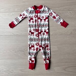 Hanna Andersson baby pajamas, size 12-18 mo in Deer Deer print